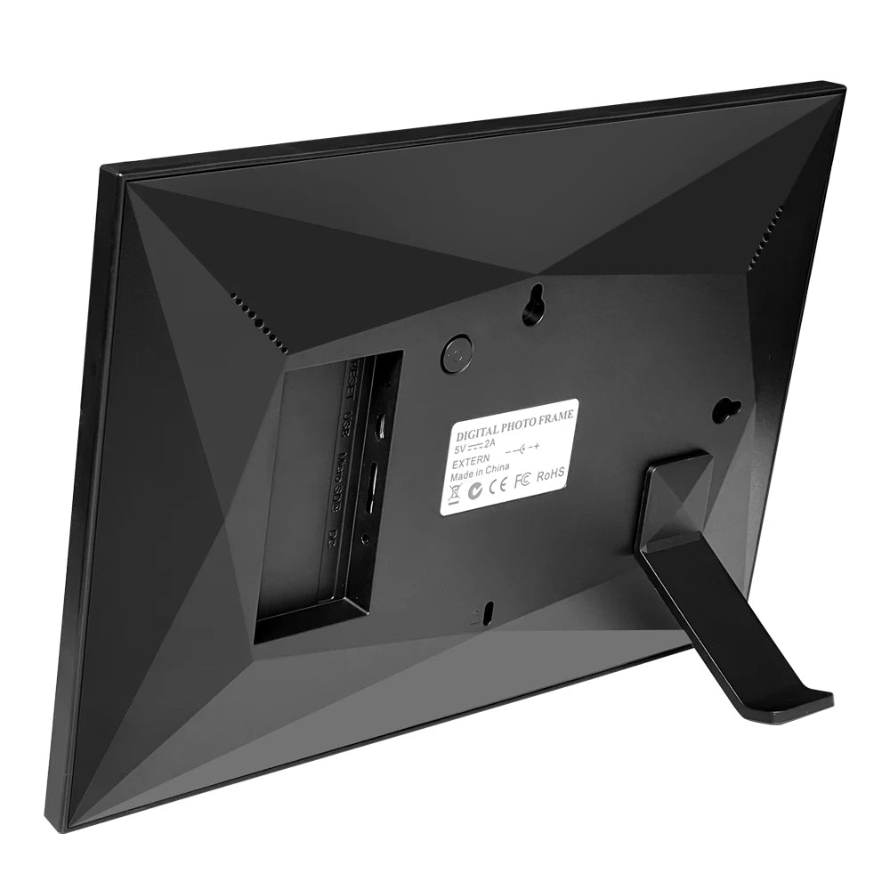 10.1 Inch WiFi Digital Picture Frame with IPS Touch Screen Share Photos & Videos Remotely Via APP Email MP4 Video Format Support