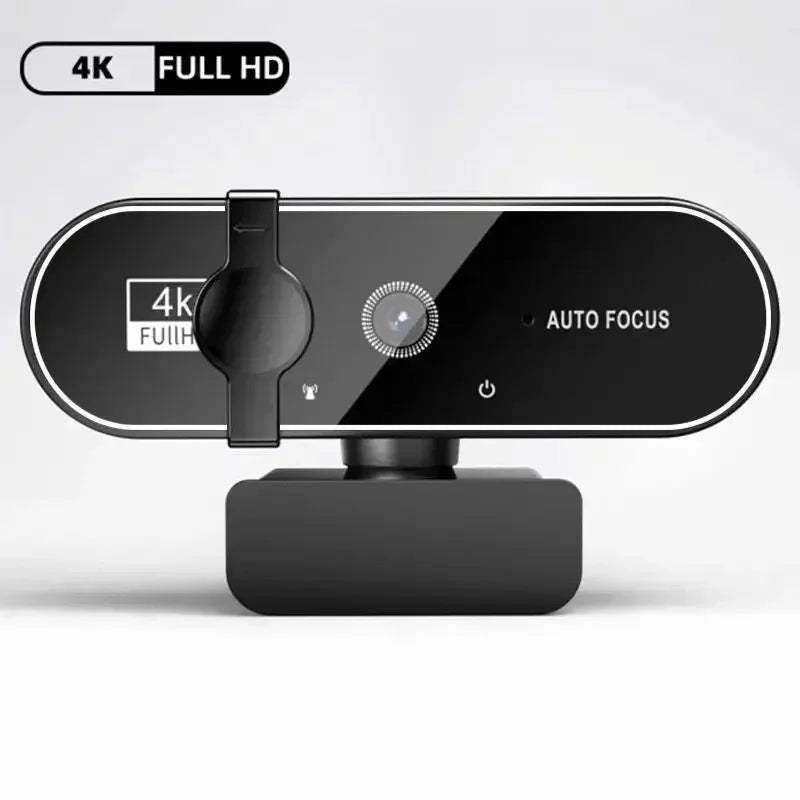 4K 2K 1080P Webcam with Microphone Autofocus 8MP Full HD Camera for Windows PC Laptop IOS Macbook External Web Cam Video Calling
