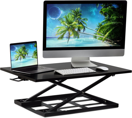 Pneumatic Lifting Desk Table Learning Lifting Station Vertical Office Computer Desk Monitor Increase Workspace